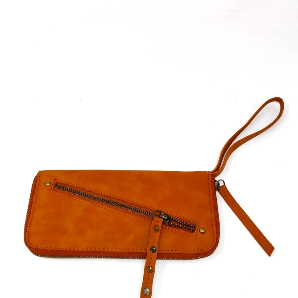 Free People Vegan Brown Wallet - Picture 3 of 5